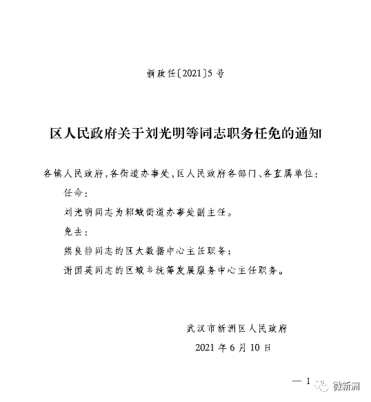 天桥街街道人事大调整，重塑社区领导力量